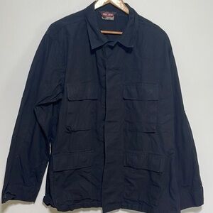 black tactical jacket size large
